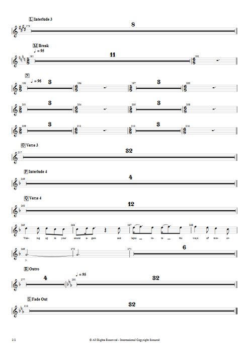 The Drapery Falls Opeth guitar pro tab BackVoc Full Score mysongbook